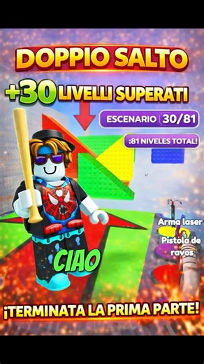 DOUBLE JUMP PARKOUR #roblox #robloxitalia