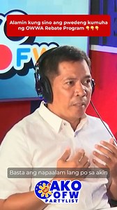 ALAMIN: Ano nga ba ang OWWA Rebate at sino-sino nga ba ang pwedeng makinabang dito? #AkoOFWpartylist #AKOOFW #OFW #ofwrecruitment #WorkAbroad #OFWHelpdesk #OWWA #reelsph #reelsfb #OWWARebate | Ako-OFW Partylist