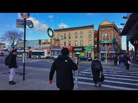 Bronx Walking Tour 4K Life in The Bronx New York Real NYC Street Scenes