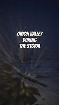 End of the storm at Onion Valley Trailhead (May 28) #hiking #SierraNevada #snow