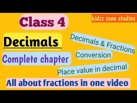 Class 4 decimal । Class 4 maths chapter decimal। Mathematics। Class 4 maths। #maths #mathstricks