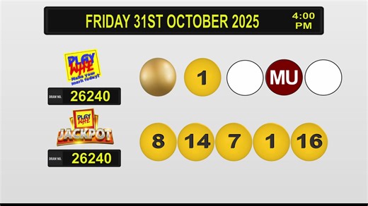 10K views · 65 reactions | Here's a recap of today's draws : | TTT Live Online | Facebook