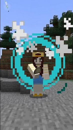 마인크래프트에서 계란으로 바위치기 #shorts