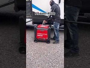 Predator 9500 generator powers entire RV! #harborfreight