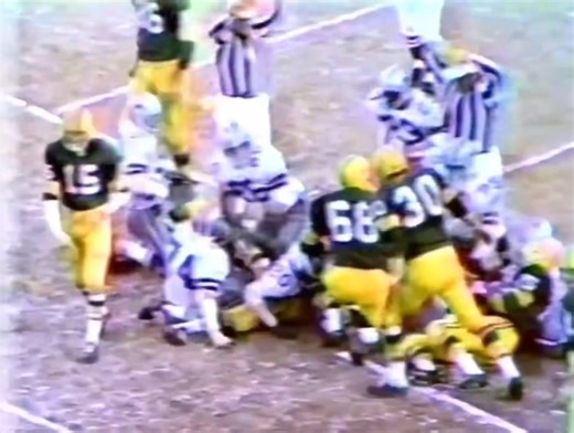 "68 YARDS TO GLORY" The Green Bay #Packers' final drive across the frozen tundra of Lambeau Field to win their unprecedented third consecutive NFL title The Ice Bowl ~ 1967 NFL Championship December 31, 1967 #GoPackGo | Chris Jacke