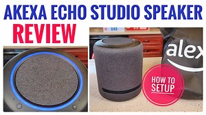Watch Echo Studio Smart Speaker Review & Setup on Amazon Live