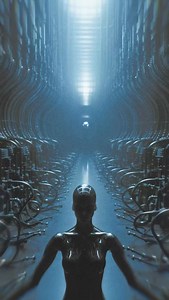 How It Started 2087 #sciencefiction #cyberpunk #cyborg #dystopian #humanoid | ulfi_love