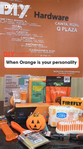Orange is more than a color, it’s a personality. And it’s all over DIY Hardware! 🧡 Spot these bold finds straight to your toolbox! 📍 Find your nearest store: https://bit.ly/diy_stores SHOPEE: https://shopee.ph/diy_hardwarestore TIKTOK:https://www.tiktok.com/@diyhardwareph LAZADA: https://www.lazada.com.ph/shop/diy-hardware/ #DIYHardware #DIYForYourHome #AOneStopShopForEveryHome | DIY Hardware