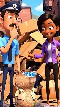 Capy and Friend Build a “House” Out of Cardboard Boxes 📦😂