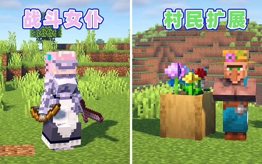 村民职业扩展 战斗女仆！9个有趣好玩的MOD分享