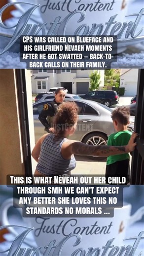 CPS was called on Blueface and his girlfriend Nevaeh moments after he got swatted — back-to-back calls on their family.#blueface #foryouoage #fypage #babymama #drama