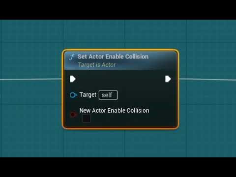 UE Set Actor Enable Collision 一括 All At Once