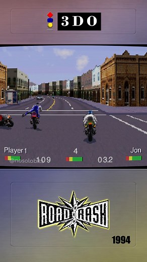 9.2K views · 244 reactions | Road Rash · 3DO · Monkey Do Productions, 1994 | NoSoloBits | Facebook