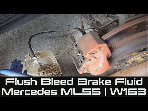 How to Change Brake Fluid on Mercedes ML55 | W163 | Bleeding or Flushing Your Brake Fluid DOT 4