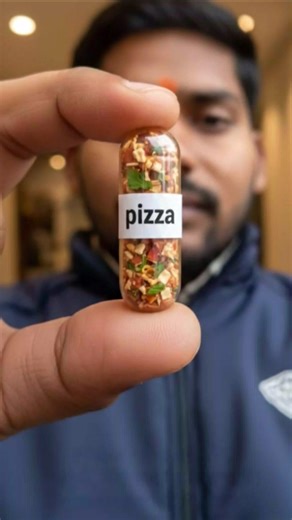 Tiny Capsule Pizza Transformation 😱 | 8-Second Realistic Cooking Magic (No CGI)