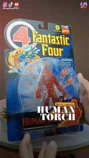 UNBOXING MARVEL LEGENDS HUMAN TORCH 🔥 #shorts
