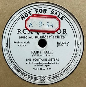 The Fontane Sisters - Fairy Tales / The Cinderella Work Song