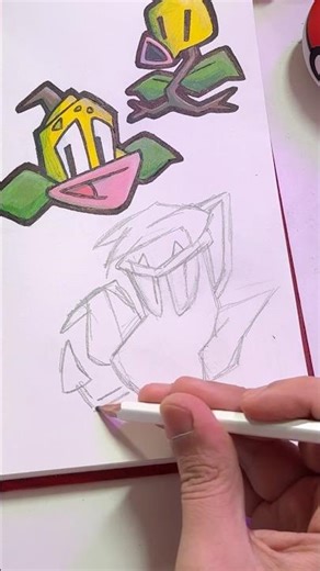 Drawing Victreebel!🍃 #pokemon #illustration #drawing #sketchbook #pokemonlegendsza