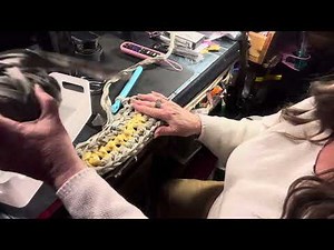 How to start crocheting a rag rug made out of sheets