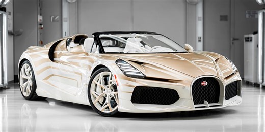 Take Time to Drool over Photos of This One-Off Bugatti Mistral with a Delectable Paint Job