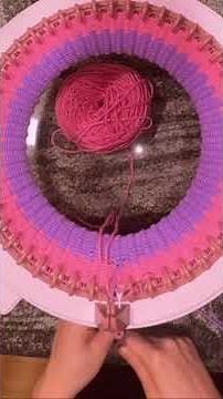 Change Yarn Color For Stripes- Sentro Knitting Machine Basics #sentroknittingmachine