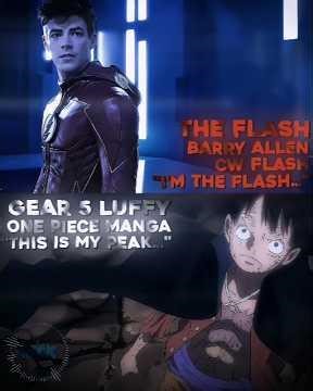Luffy vs DC universe #dcuniverse #dccomics #cwflash #theflash #barryallen #dceu