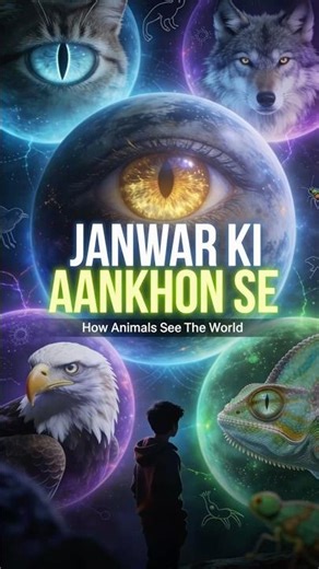 How animals😱see the world 🌍….#shorts