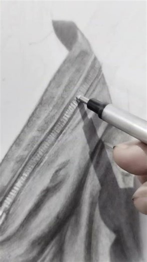 Drapery drawing tutorial #draperydrawing #shadingtutorials #shorts