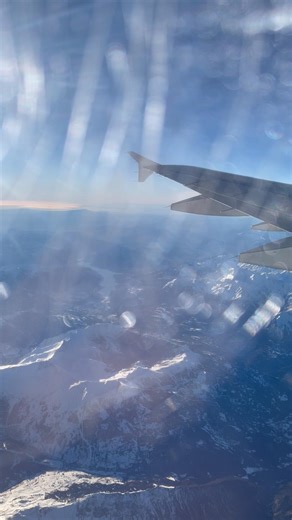 #shorts *Scratched windows* SWISS very OLD Airbus A321-111 flying over stunning Alps in France!