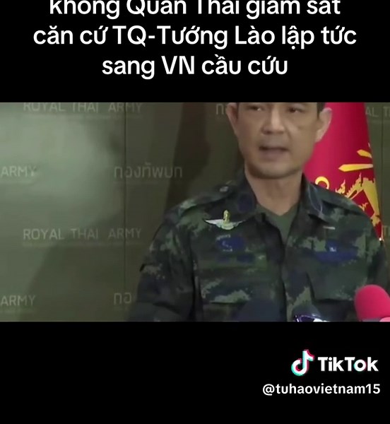 Không quân Thái giám sát căn cứ Trung Quốc — Tướng Lào sang Việt Nam cầu cứu