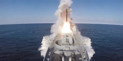 Russia deploys Kalibr missile carrier in Black Sea waters