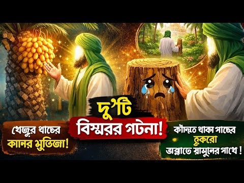 #foryou #খেজুর গাছের সাথে রাসুল সালাম সালামের দুটি মোজেজা #Islamicvideos #BanglaHadees