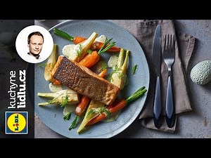 Grilovaný losos s petrželovou omáčkou - Marcel Ihnačák - RECEPTY KUCHYNE LIDLU