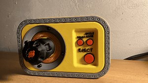 Sci-Fi Power Core – Keychain with Wall Dock and Hidden Compartment