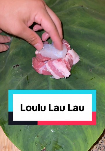 Was shocked at how good this dish was 😱 Lau lau is a traditional Hawaiian dish of meat wrapped in taro leaves and steamed. It's often made with pork, butterfish, and seasoned with salt. The taro leaves give the dish a mild, earthy flavor. #catchandcook #spearfishing #oahu #hawaii #laulau #hawaiianfood