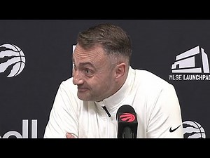 Darko Rajakovic Postgame Interview - Atlanta Hawks vs Toronto Raptors | 2025-26 NBA Season