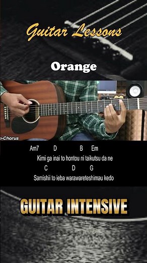 Orange - 7!! | EASY Guitar Chords & Strumming Pattern