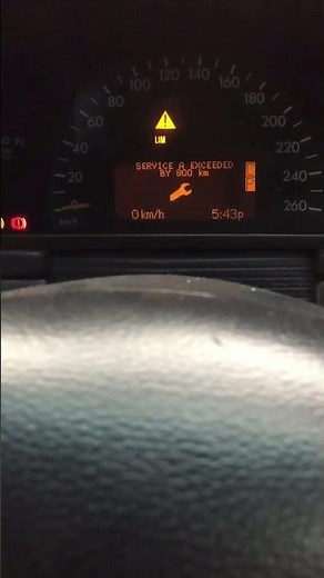 Mercedes Benz Service Reset
