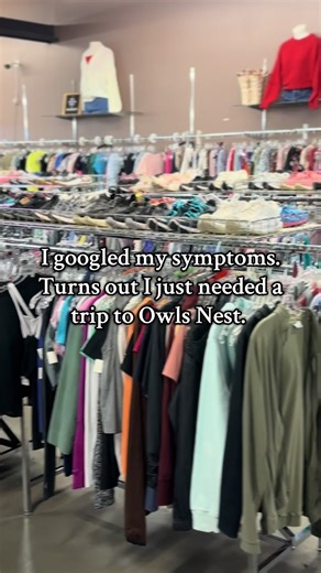 I’m not saying it will solve all my problems… but I’m not NOT saying that either 😉 #OwlsNest #newyearnewme #ThriftersParadise #resalenotretail #johnsoncitytn