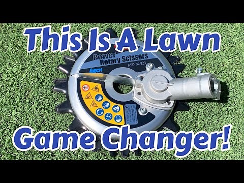 These Power Rotary Scissors Will Transform Your Lawn! Game Changing!