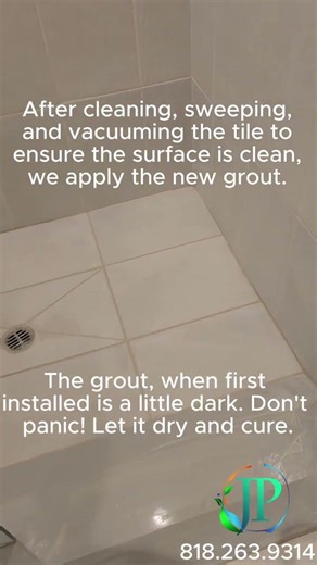 This bathroom grout hadn't been touched in over 15 years. Watch the full restoration!