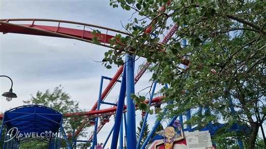 SuperMan Ultimate Flight - Six Flags Great America On Ride: https://youtu.be/UOogHf4p6Gg Height: 106 ft (32 m) Drop: 100 ft (30 m) Length: 2,759 ft (853 m) Speed: 51 mph (82 km/h) | DLP Welcome | Facebook