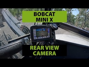 RazerCam™ Wide Angle Rear View Camera on Bobcat® R2 Mini-X Excavator | Features and Benefits