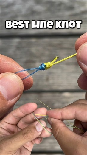 The Only Knot You Need for Connecting Lines #fishing #knot #diy