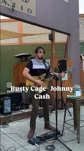 Johnny Cash- Rusty Cage quick loop cover. #guitar #90s #johnnycash #chriscornell #loop #cover