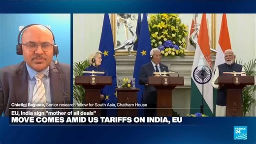 EU, India take first step toward trade deal, ushering in a 'multidimensional relationship'