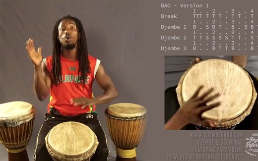【非洲鼓系列】Bao Djembe Lesson