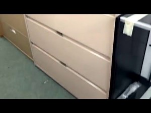 42" Steelcase Five Drawer Lateral File Cabinet