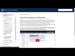 How to create an Azure app registration for 24Files