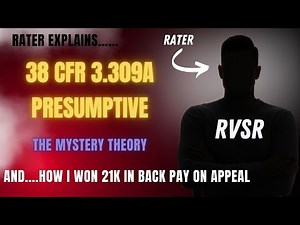 A deeper dive into the 38 CFR 3.309a presumptive theory. Highest amount of CUE's for being missed.